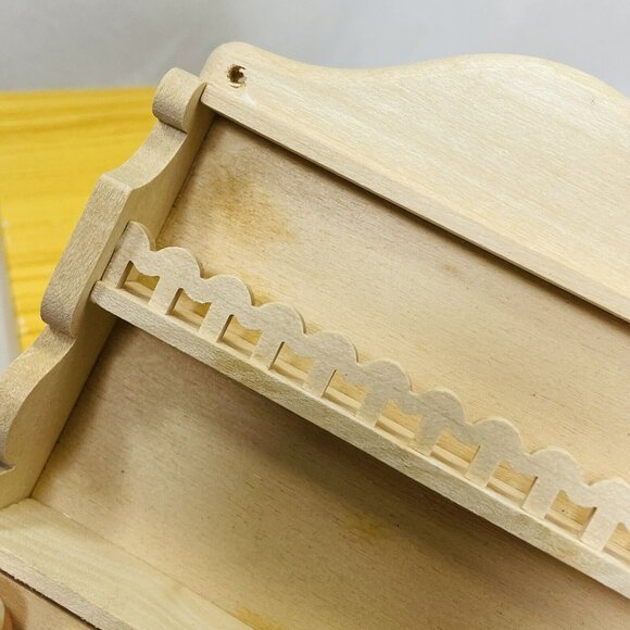 Bodo Hennig Dollhouse 232 Wandregal With Only One Drawer Original Box Wall Shelf - Picture 3 of 12